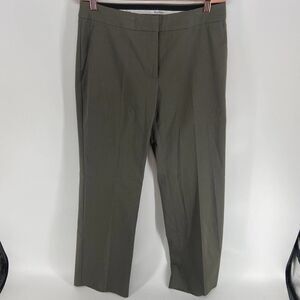 MaxMara Gray Pleat front Straight leg trouser dress pant womens US 6